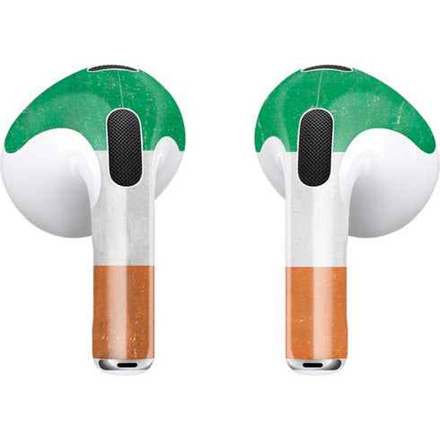 Ireland Flag Distressed Apple AirPods (3rd Gen 2021) Skin